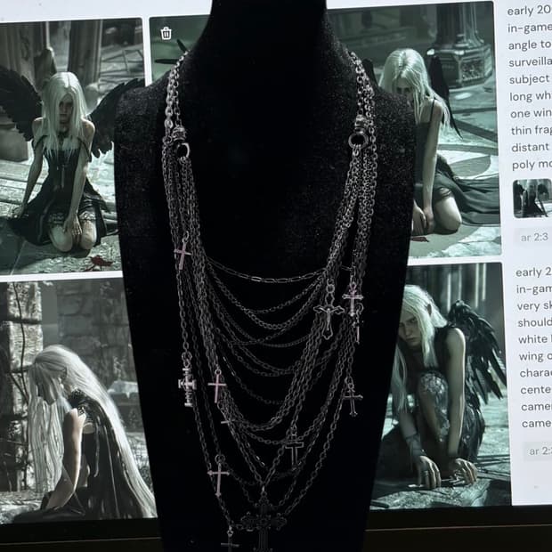 Vkei layered necklace01