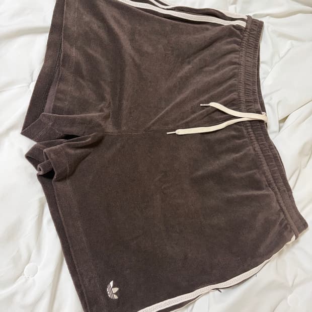 아디다스 웨일스보너 타올 팬츠 브라운 US 2XL