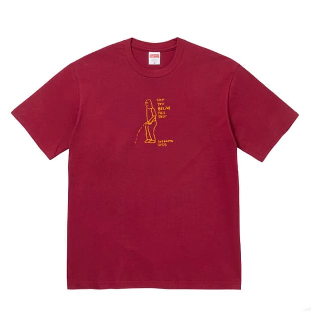 슈프림 피스 티셔츠  25SS