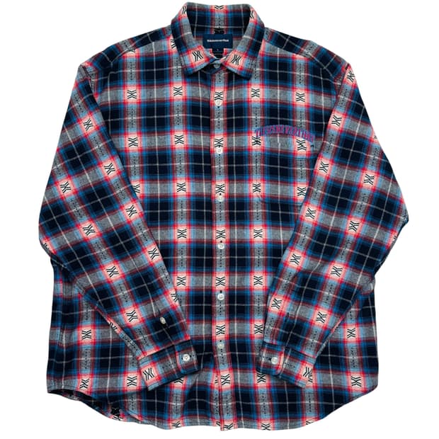 디스이즈네버댓 플란넬 체크 셔츠 L