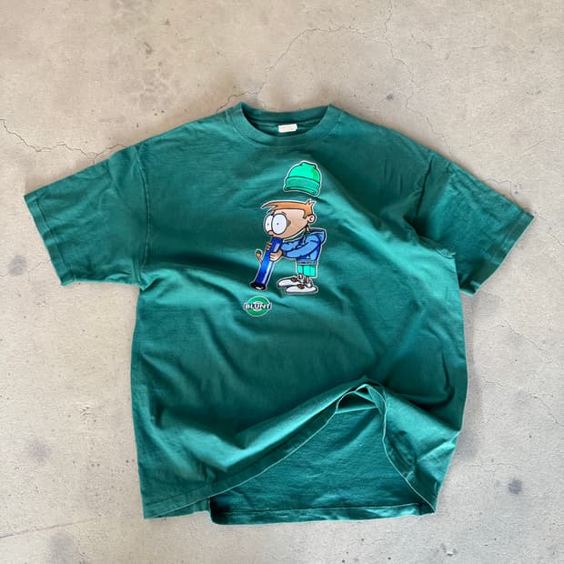 150$ 빈티지 Blunt 셔츠 그린 XL