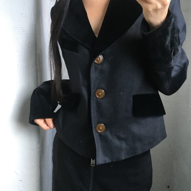 Vivienne Westwood 비비안웨스트우드 레드라벨 블랙 울 자켓