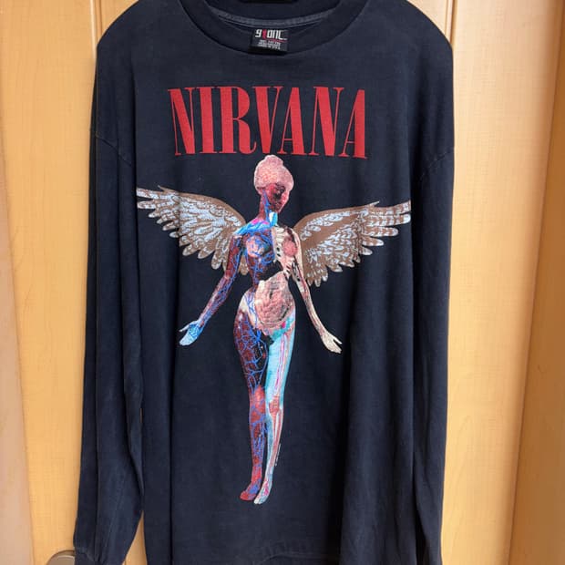Nirvana vintage 롱슬리브 XL 