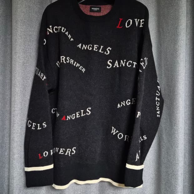 송지오옴므 캐시미어 울 니트 팝니다 우영미 솔리드옴므 타임옴므