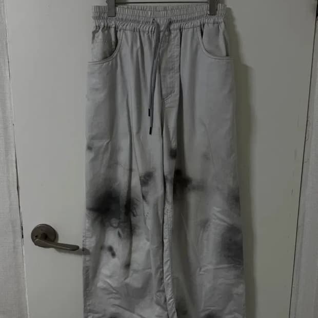 youth 더스트 와이드 밴딩 팬츠 M