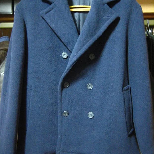 [판매]Denime Peacoat드니메 드님 멜튼 울 오버사이즈 피코트