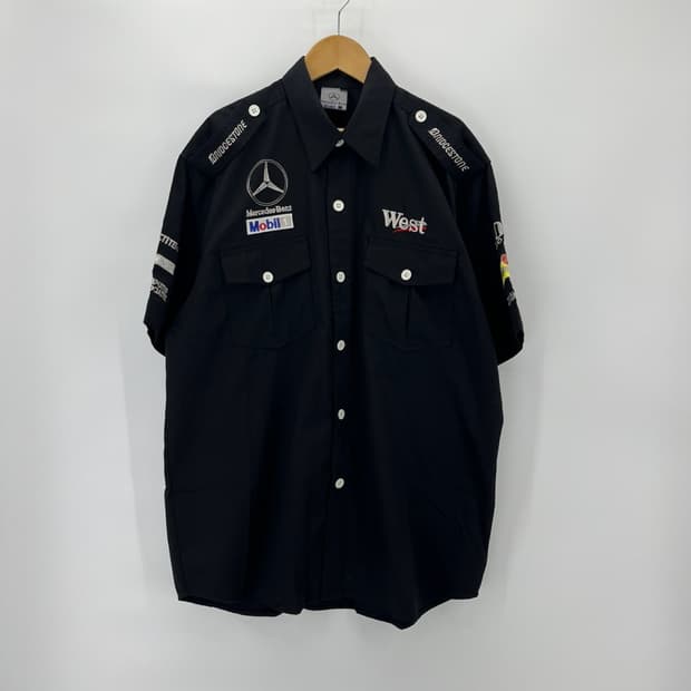 [Mercedes Benz] 90~00s 메르세데스 벤츠 레이싱 반팔셔츠