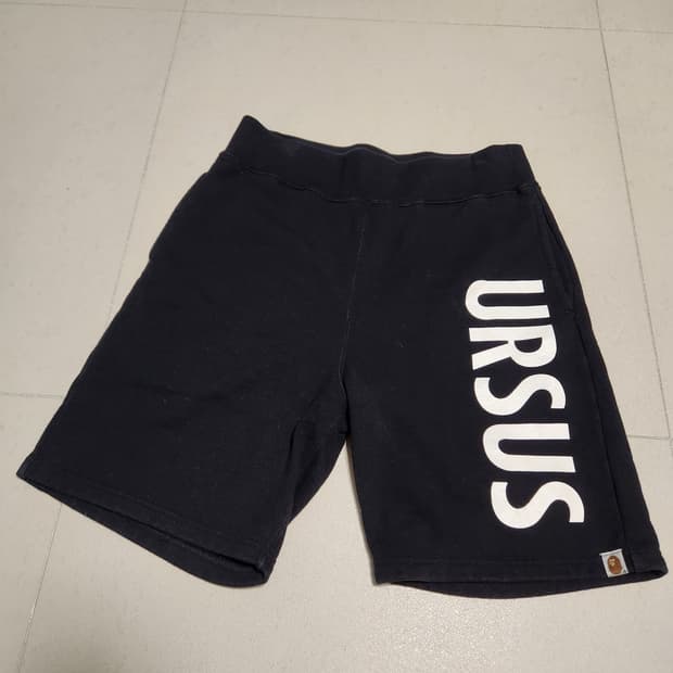 베이프 URSUS 블랙 반바지 M