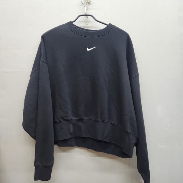 나이키 스우시로고 크롭 오버핏 맨투맨 M(2XL)