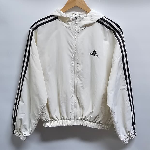 아디다스 여성 크롭 바람막이 M