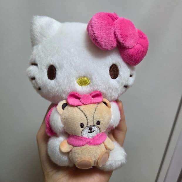 새상품) 헬로키티 타이니참 인형 키링