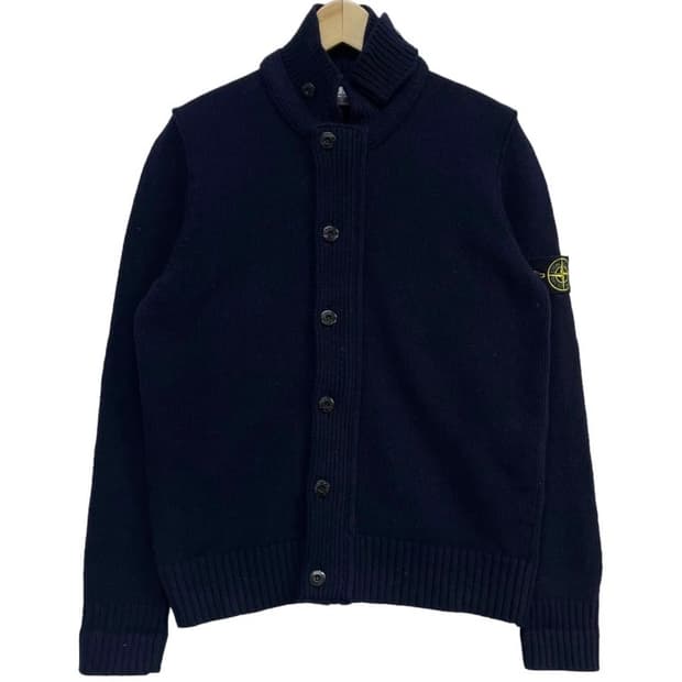 스톤아일랜드 와펜 니트 집업