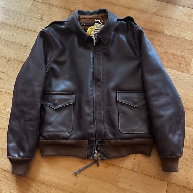 VELUOKLDLY A-2 자켓 (말가죽) m사이즈