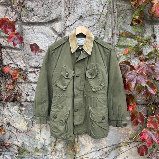 70s 오리지널 캐나다군 mk2 컴뱃 필드 자켓 내피포함