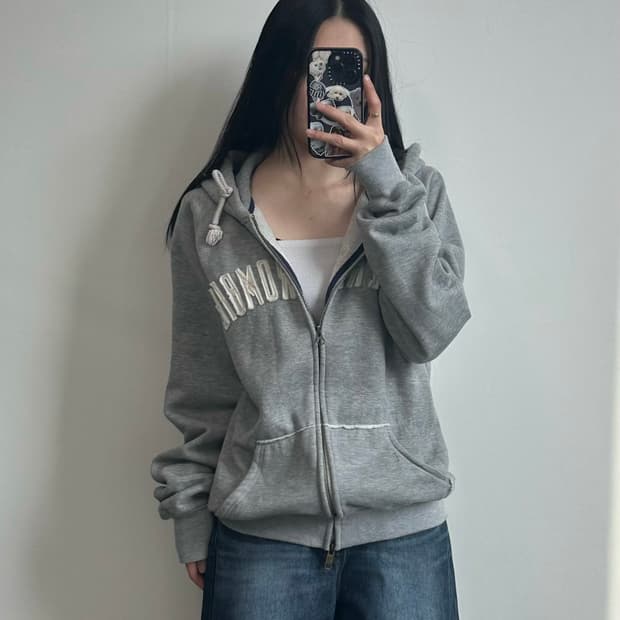 아베크롬비 y2k 와투케 그레이 아방핏 후드집업