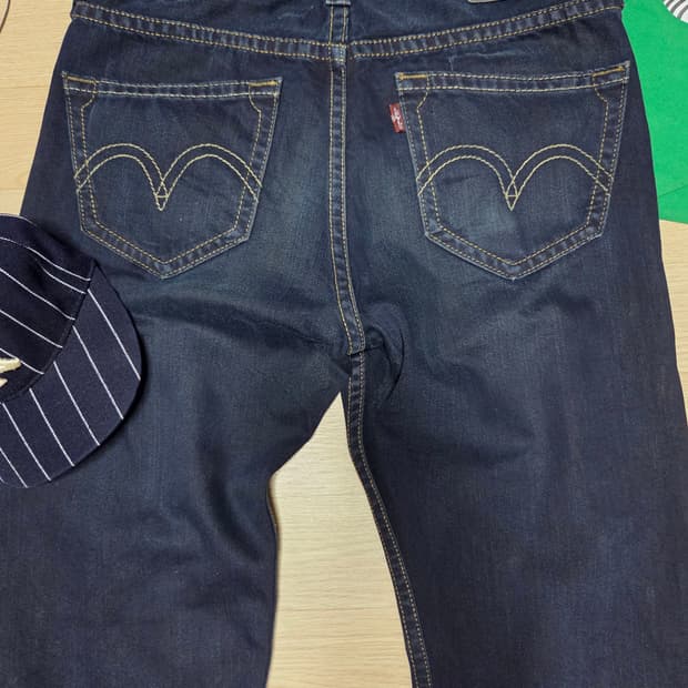 LEVIS 인디고 데님 청바지 타입