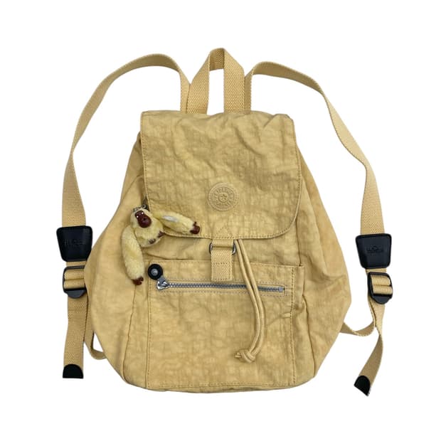 키플링 y2k 버터옐로우 보부상백팩