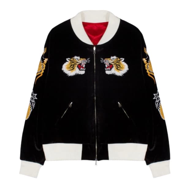 다크룸 스튜디오 x 찬스 클로딩 수베니어 자켓 블랙 화이트