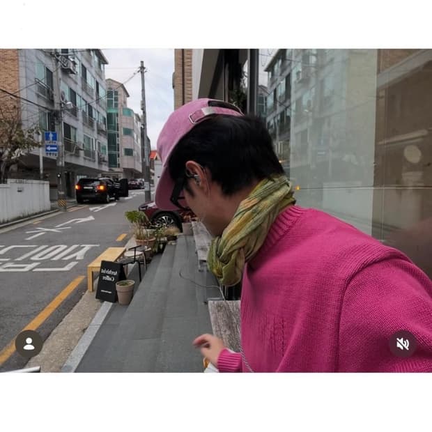 라이트그린 스카프