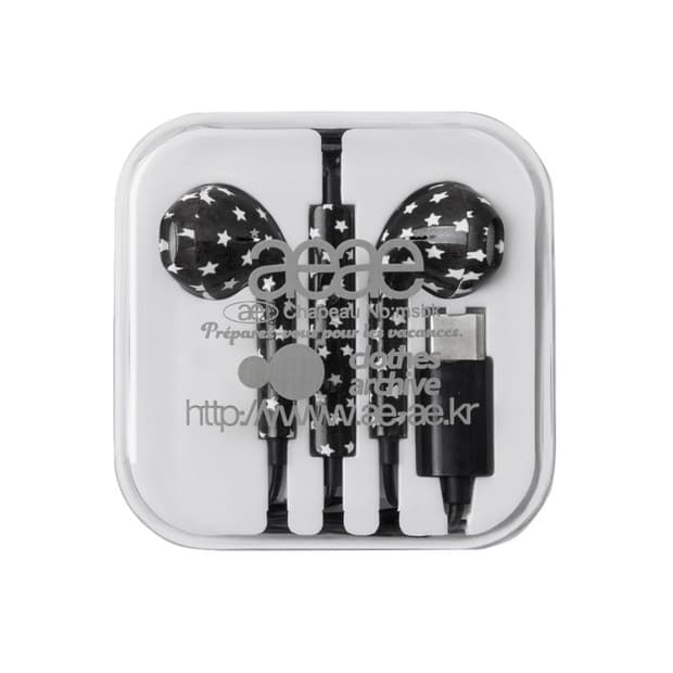 aeae 이어폰 새상품 블랙 c타입