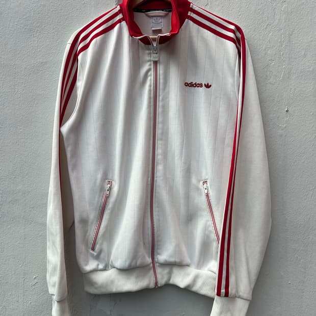 Adidas 아디다스 흰빨 베켄바우어 트랙탑 져지