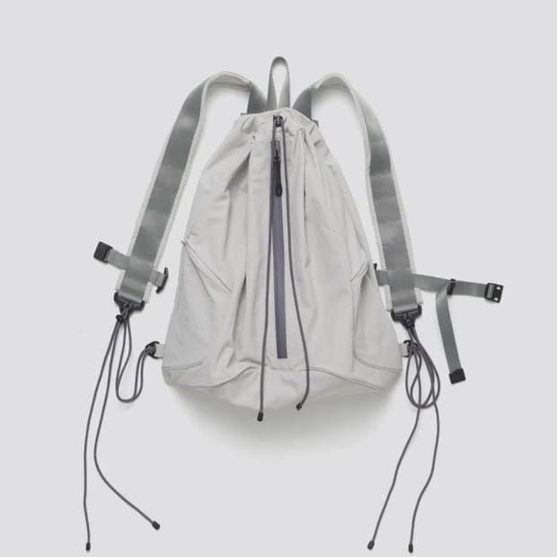 해칭룸 스트링백팩 나일론라이트 그레이