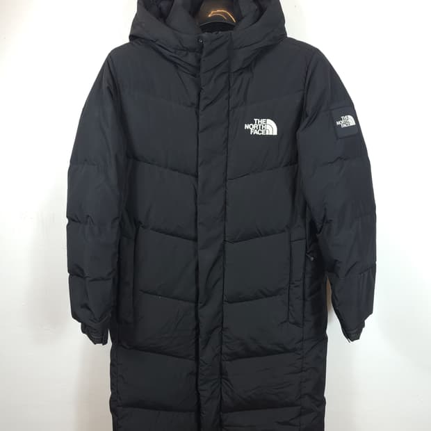 노스페이스 구스다운 롱패딩 블랙 85 XS 새제품급