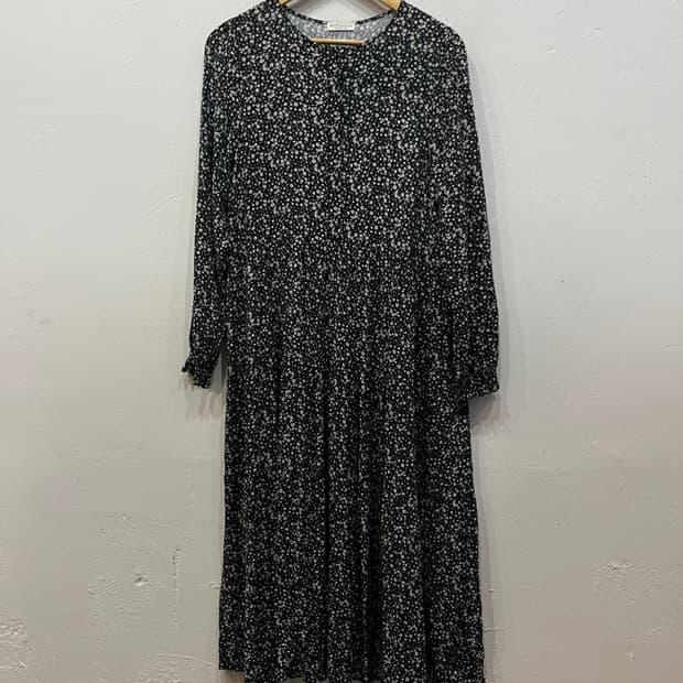 어스뮤직 JPN 플라워 롱 원피스