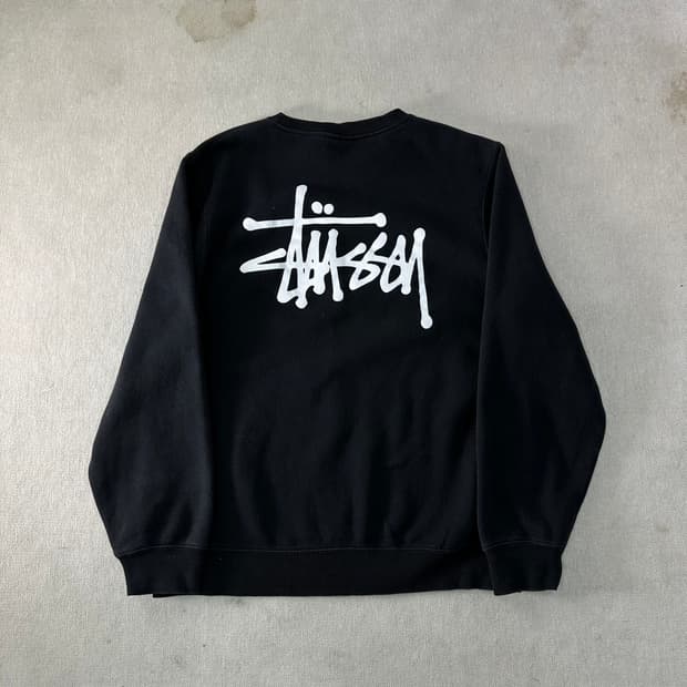 100 스투시 베이직 맨투맨