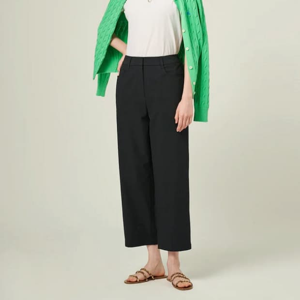 빈폴 25 네이비 뉴 배기 슬랙스 팬츠