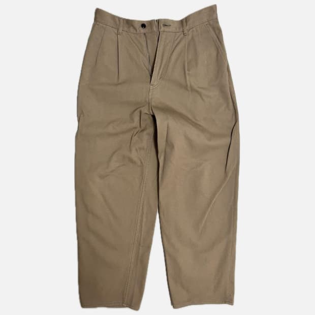 Graphpaper HARD TWILL TWO TUCK PANTS 1