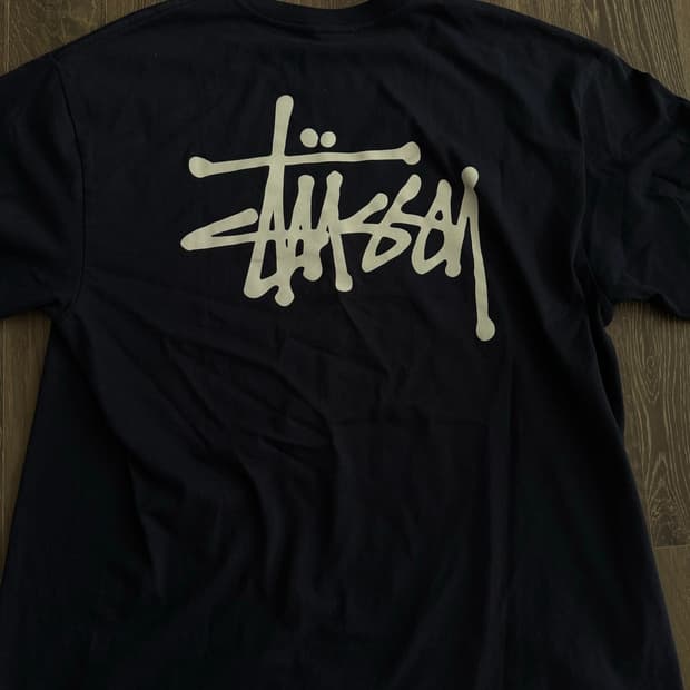 스투시 stussy 롱슬리브 네이비 L 