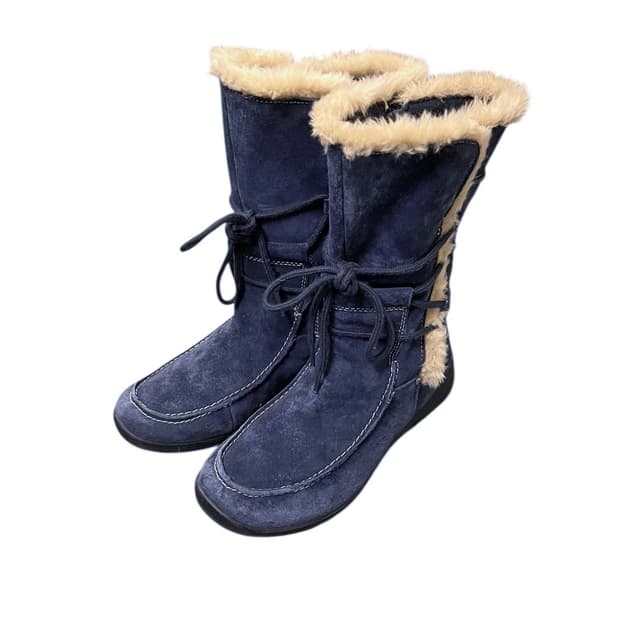 BLUE SUEDE BOOTS