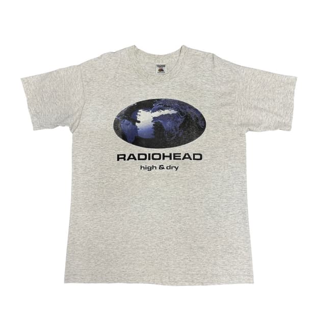 빈티지 90s 라디오헤드 Radiohead UK Tour 티셔츠