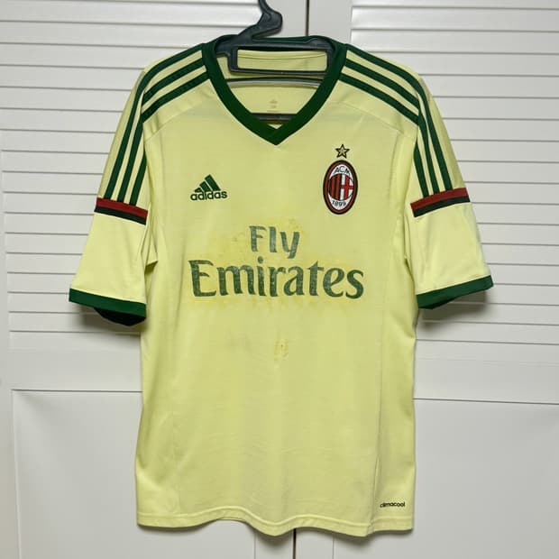 14-15 AC밀란 써드 아디다스 유니폼 반팔