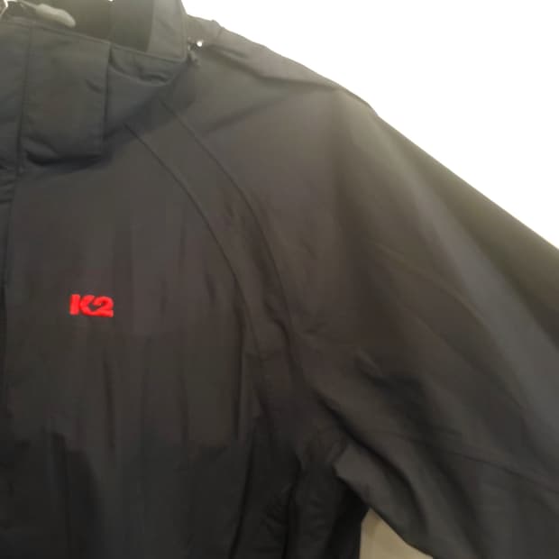 K2 마운틴 기능성 블랙 자켓 바람막이
