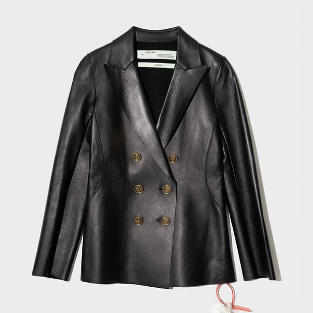 OFF WHITE leather jacket