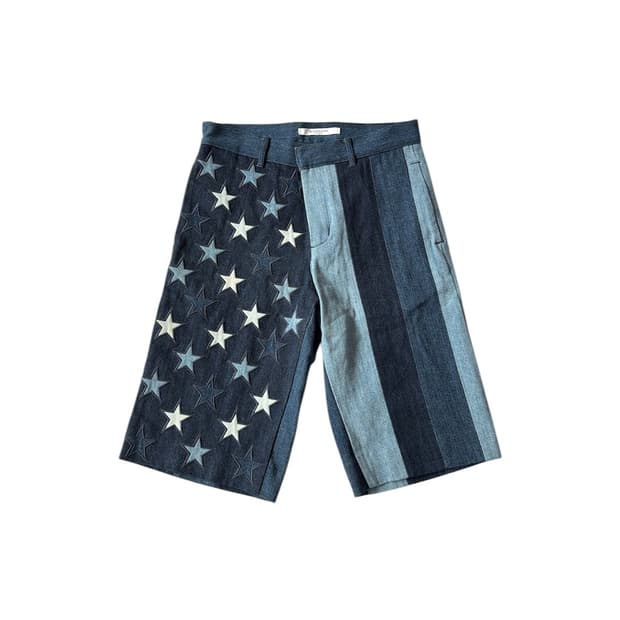 SS16 Star Denim Shorts