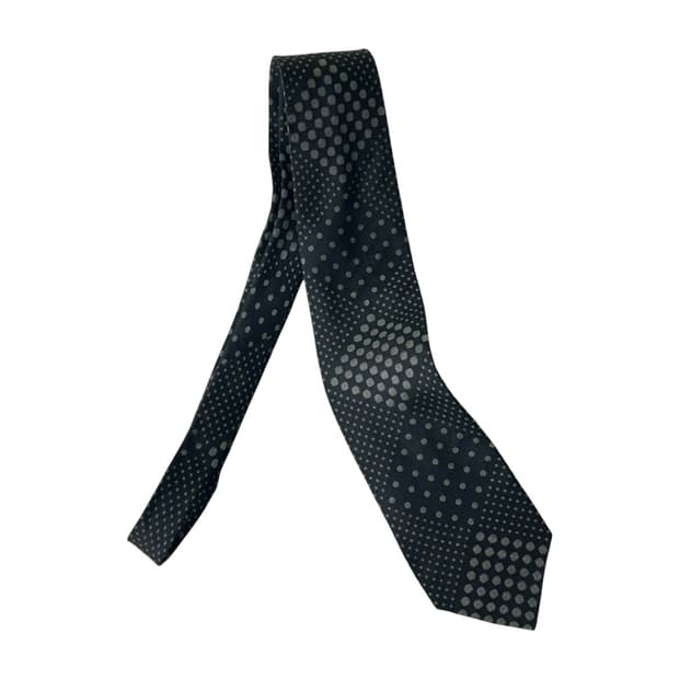 [ISSEY MIYAKE] 이세이미야케 그라데이션 도트 패턴 실크 넥타이