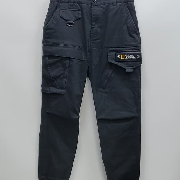 내셔널지오그래픽 21FW 크로우 카고 조거 팬츠 / 남 76 블랙