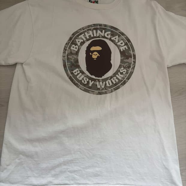 (M) 베이프 비지웍스 반팔 