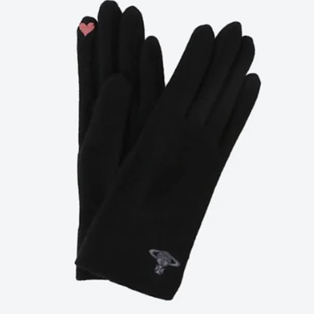 비비안웨스트우드 베이직 울 장갑 블랙 (새상품)