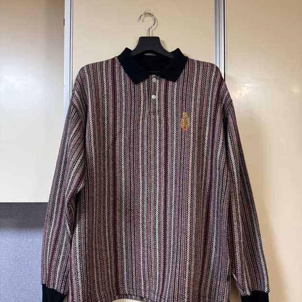 LMC 카라 긴팔 티셔츠 L