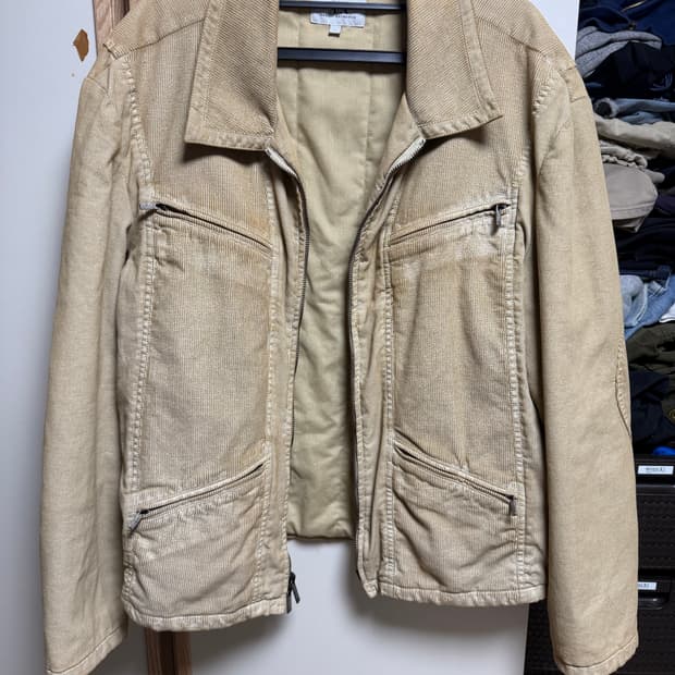 알마니 익스체인지 코듀로이 자켓