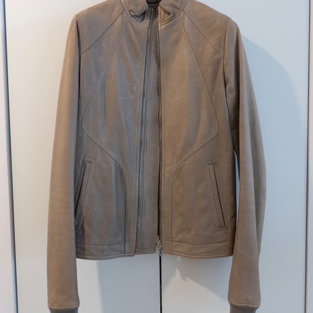 17FW 릭오웬스 인타르시아 레더 자켓