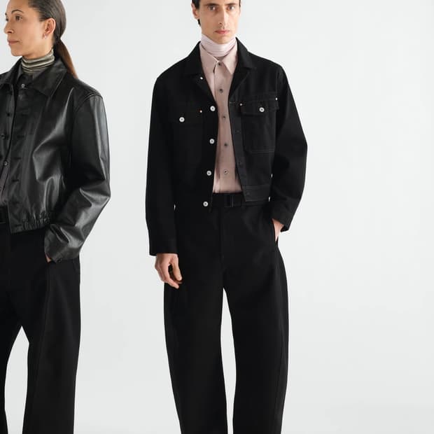 [XS,S,M,L,XL]르메르 26fw 트위스트 벨티드 팬츠/블랙