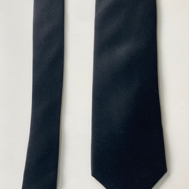 블랙 빈티지 넥타이