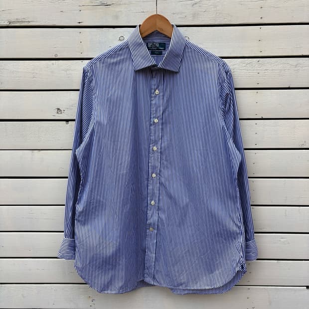 Polo 폴로 스트라이프 커프스 셔츠