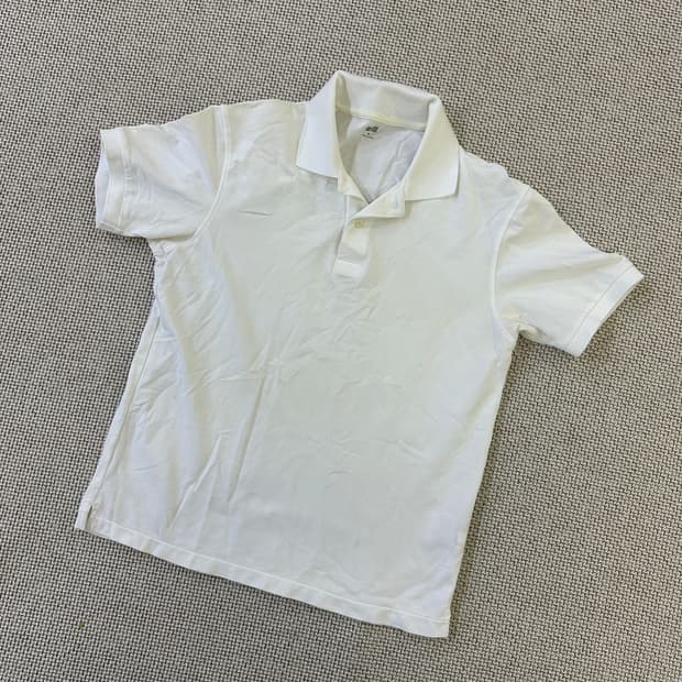 M 유니클로 코튼 피케 폴로 셔츠 0424D