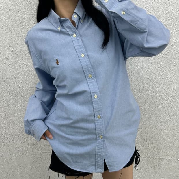 폴로 랄프로렌 옥스포드 소라맛 셔츠 M